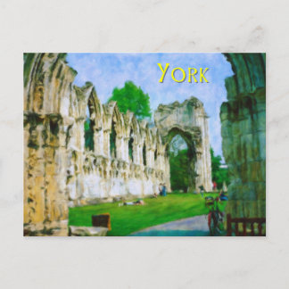 York Abbey Postkarte