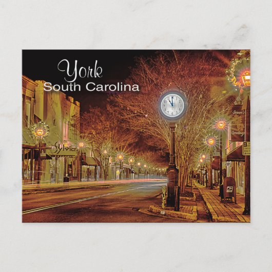 York-Carolina Postkarte (Vorderseite)