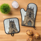 York Cathedral Ofenhandschuh & Topflappen-Set (Oben Unten)