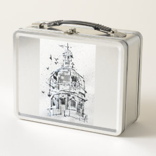 York County Courthouse Dome / Künstler Larry Lerew Metall Brotdose