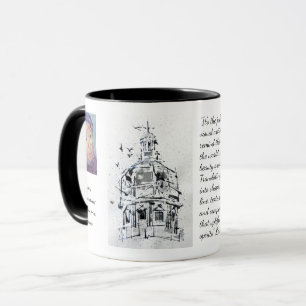 York County Courthouse Dome / Künstler Larry Lerew Tasse