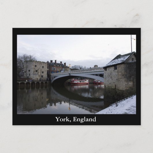 York, England Postkarte (Vorderseite)