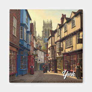 York England Travel Magnet