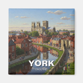 York England Travel Magnet