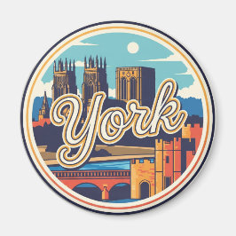 York England Travel Magnet