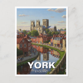 York England Travel Postkarte
