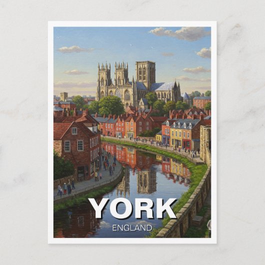 York England Travel Postkarte (Vorderseite)