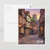 York England Travel Postkarte (Vorne/Hinten)