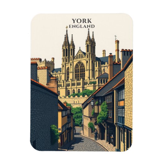 York England UK Travel Historic Magnet (Vertikal)