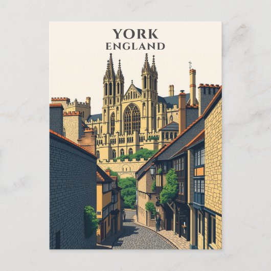 York England UK Travel Historic Postkarte (Vorderseite)