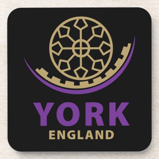 York England United Kingdom Getränkeuntersetzer (Vorderseite)