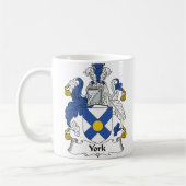 York-Familienwappen Kaffeetasse (Links)