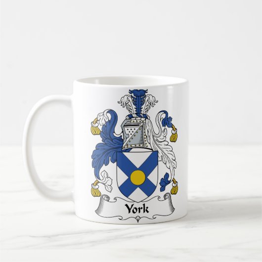 York-Familienwappen Kaffeetasse (Links)