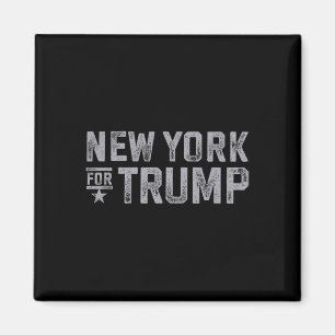York für Trump 2024 New Yorker Liebe Herz Trump Magnet