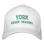York Green Dragons 1974 Flexfit Bestickte Baseballkappe (Vorderseite)