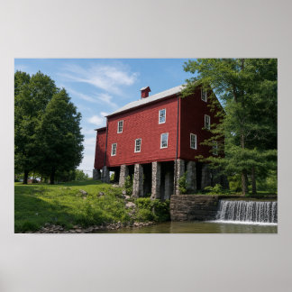 York Grist Mill Fentress County — AI-Kunst (ohne T Poster