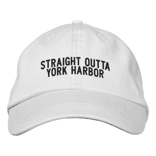 York Harbor Maine Mütze Bestickte Baseballkappe (Vorderseite)