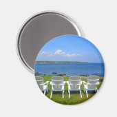 York Harbour View Magnet (Vorderseite/Rückseite)