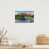York Harbour View of the Marshall House Poster (Küche)