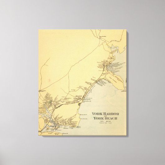 York Harbour, York Beach Leinwanddruck (Vorderseite)