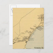 York Harbour, York Beach Postkarte (Vorne/Hinten)