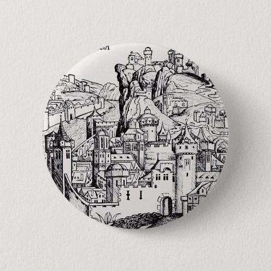 York Kathedrale Stadt North Yorkshire Button (Vorderseite)