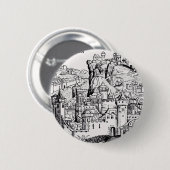 York Kathedrale Stadt North Yorkshire Button (Vorne & Hinten)