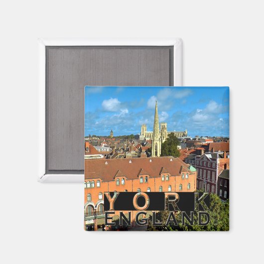 York Magnet (Vorderseite/Rückseite)