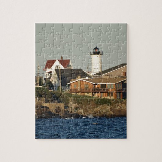 York Maine und Nubble Lighthouse Puzzle (Vertikal)