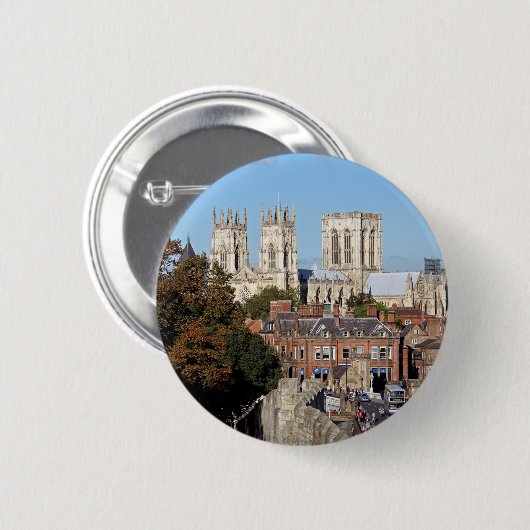York Minster Button (Vorne & Hinten)