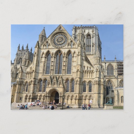 York Minster Cathedral Postkarte (Vorderseite)