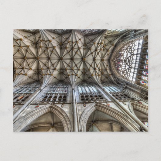 York Minster Cathedral Postkarte (Vorderseite)