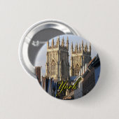 York Minster England Button (Vorne & Hinten)