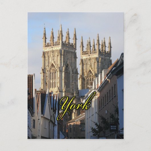 York Minster England Postkarte (Vorderseite)