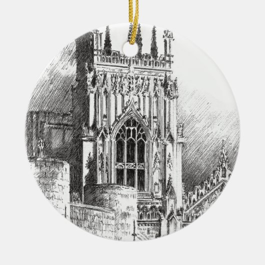 York Minster - Keramik Ornament (Vorne)