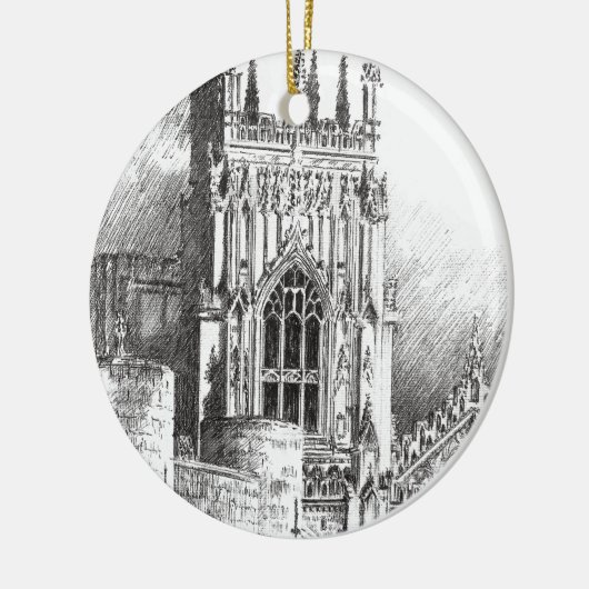 York Minster - Keramik Ornament (Links)