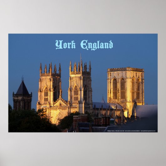 York Minster Poster (Vorne)