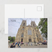 York Minster Postkarte (Vorne/Hinten)