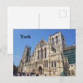 York Minster Postkarte (Vorne/Hinten)