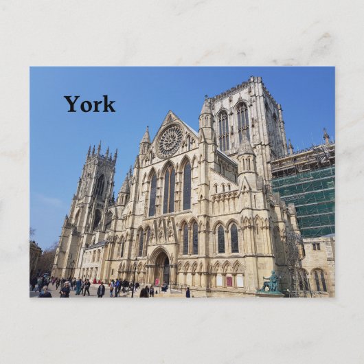 York Minster Postkarte (Vorderseite)