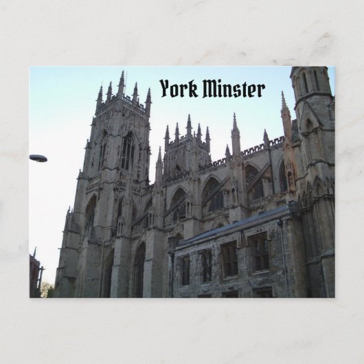 York Minster Postkarte (Vorderseite)