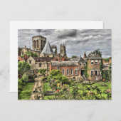 York Minster, UK Postkarte (Vorne/Hinten)