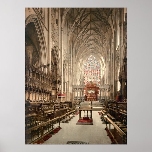 York Minster, York, Yorkshire, England Poster (Vorne)