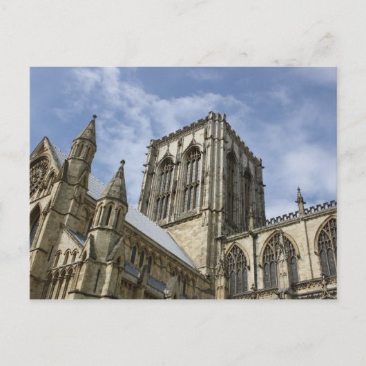 York Minster, Yorkshire, England Post Card Postkarte (Vorderseite)