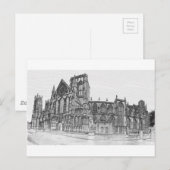 York-Münster im breiten Postkarte (Vorne/Hinten)