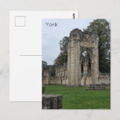 York Museum Gardens Postkarte (Vorne/Hinten)