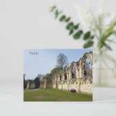 York Museum Gardens Postkarte (Stehend Vorderseite)