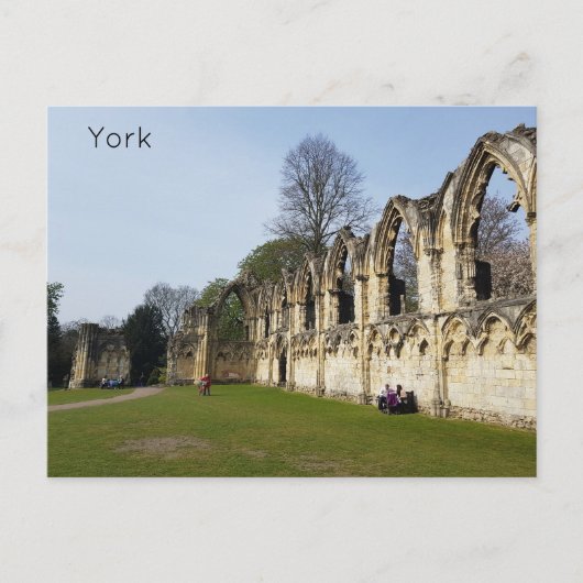 York Museum Gardens Postkarte (Vorderseite)