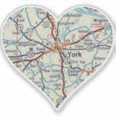 York PA Aufkleber (Vorderseite)