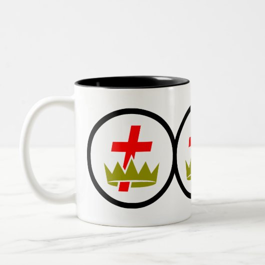 York Rite Edition Zweifarbige Tasse (Links)
